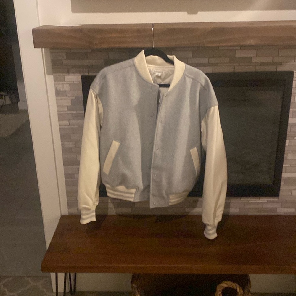 Good American varsity bomber jacket size s/m